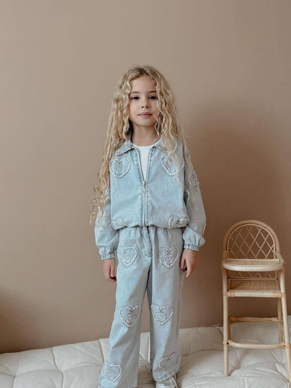 Hearts Denim Set