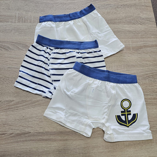 Sail boat 3 per pack - under wear cotton