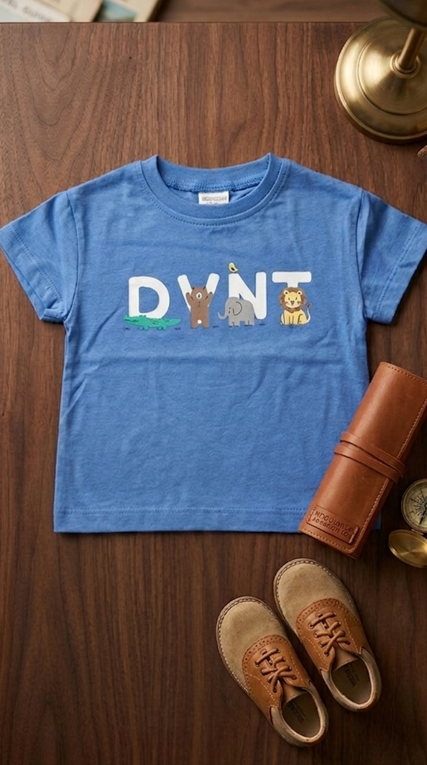 T_shirt blue dynt tedy bear _ divonette
