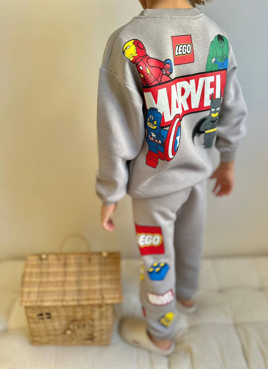 Marvel grey - fleece set