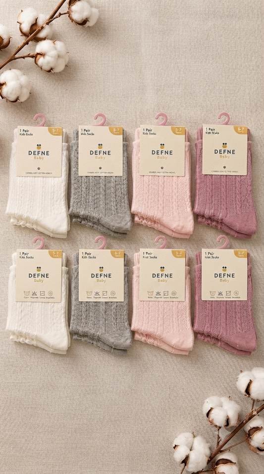 Multicolor long socks_ Defne
