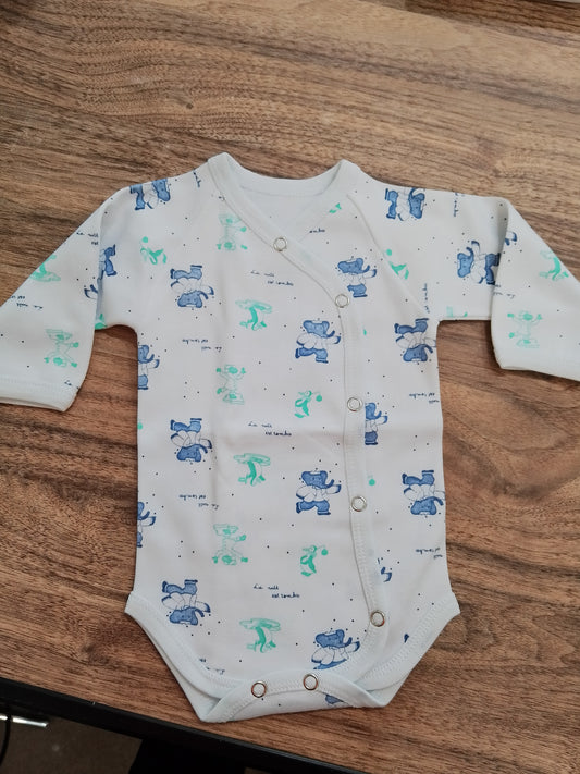 Body long sleeve cotton elephant