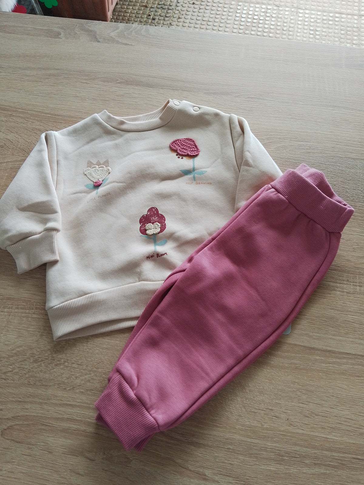 Tulip Fuschia_ Iggy-  FLEECE SET