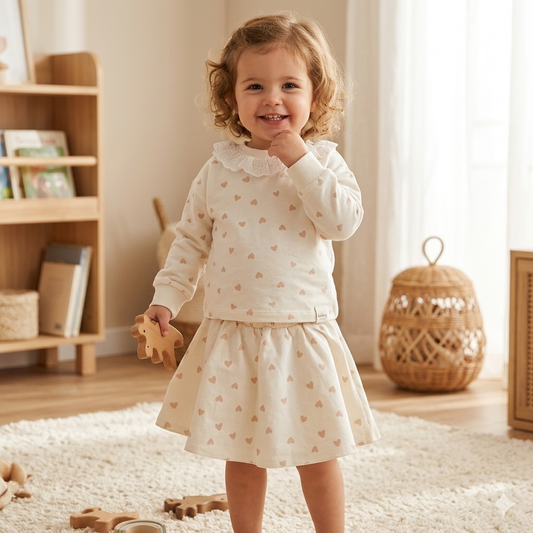 Heart ( top & skirt ) -Vauva