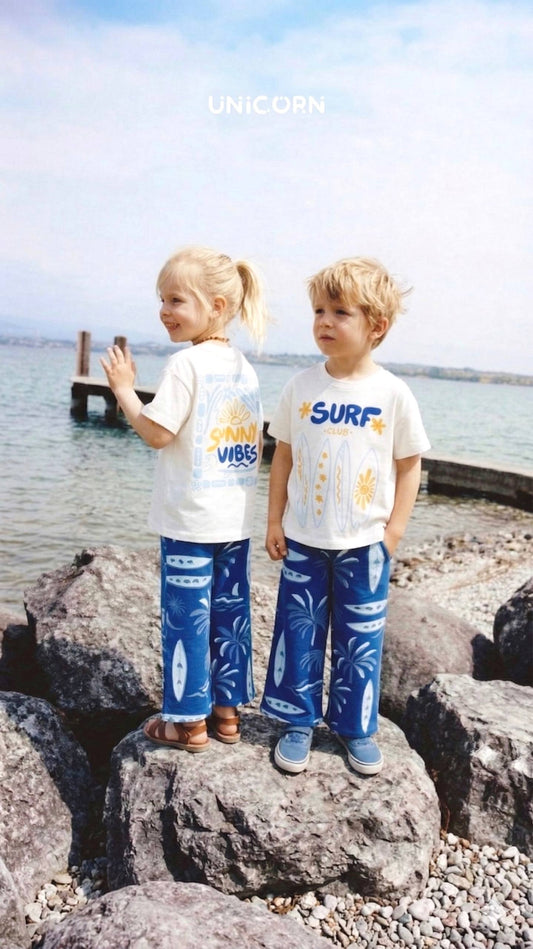 Surf club blue  set _unicorn