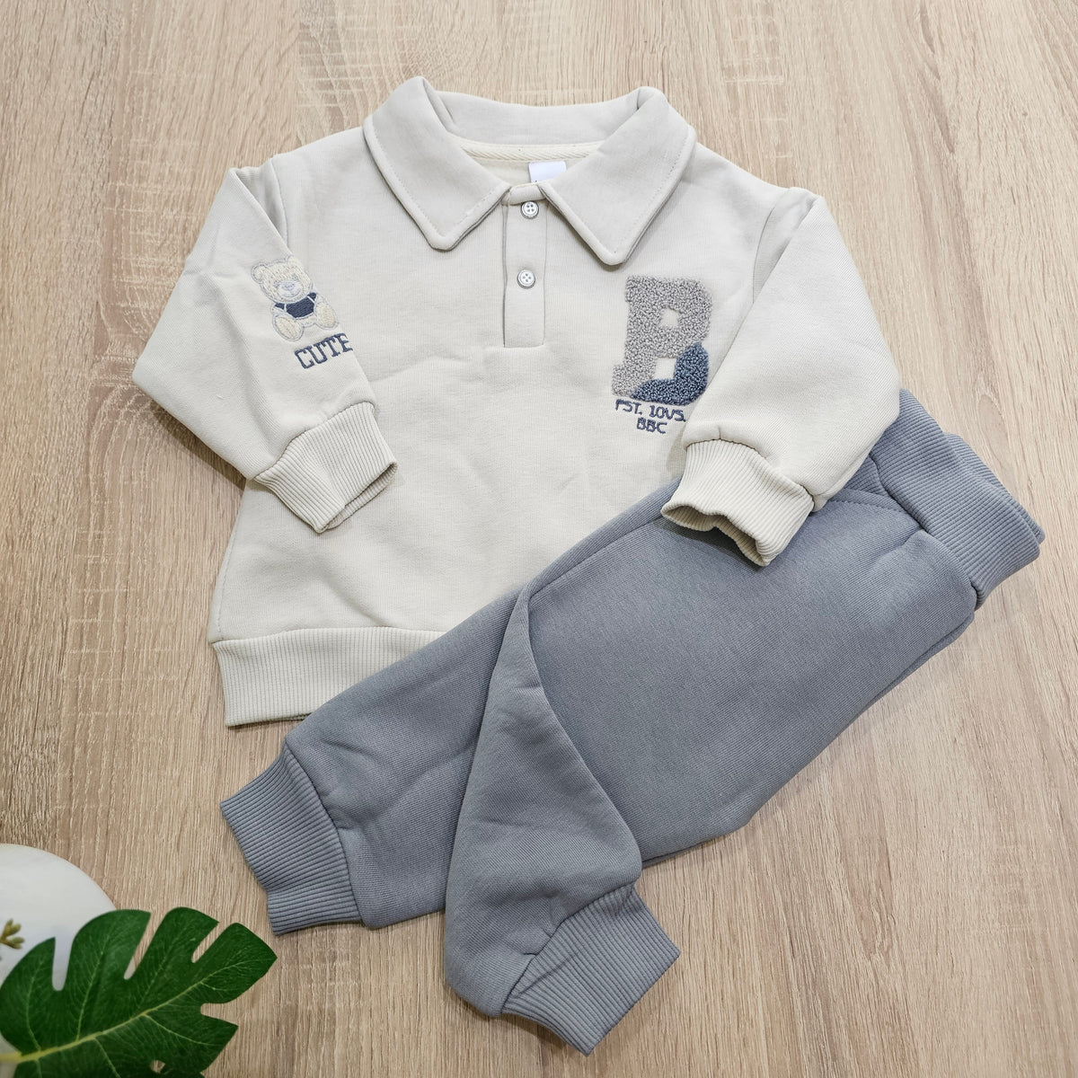 B Grey - Iggy Fleece set