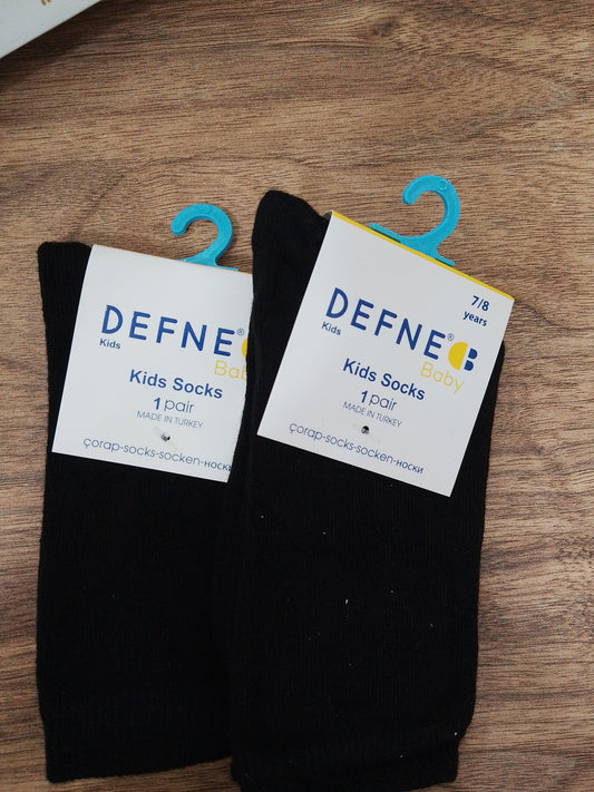 Black long socks_ Defne