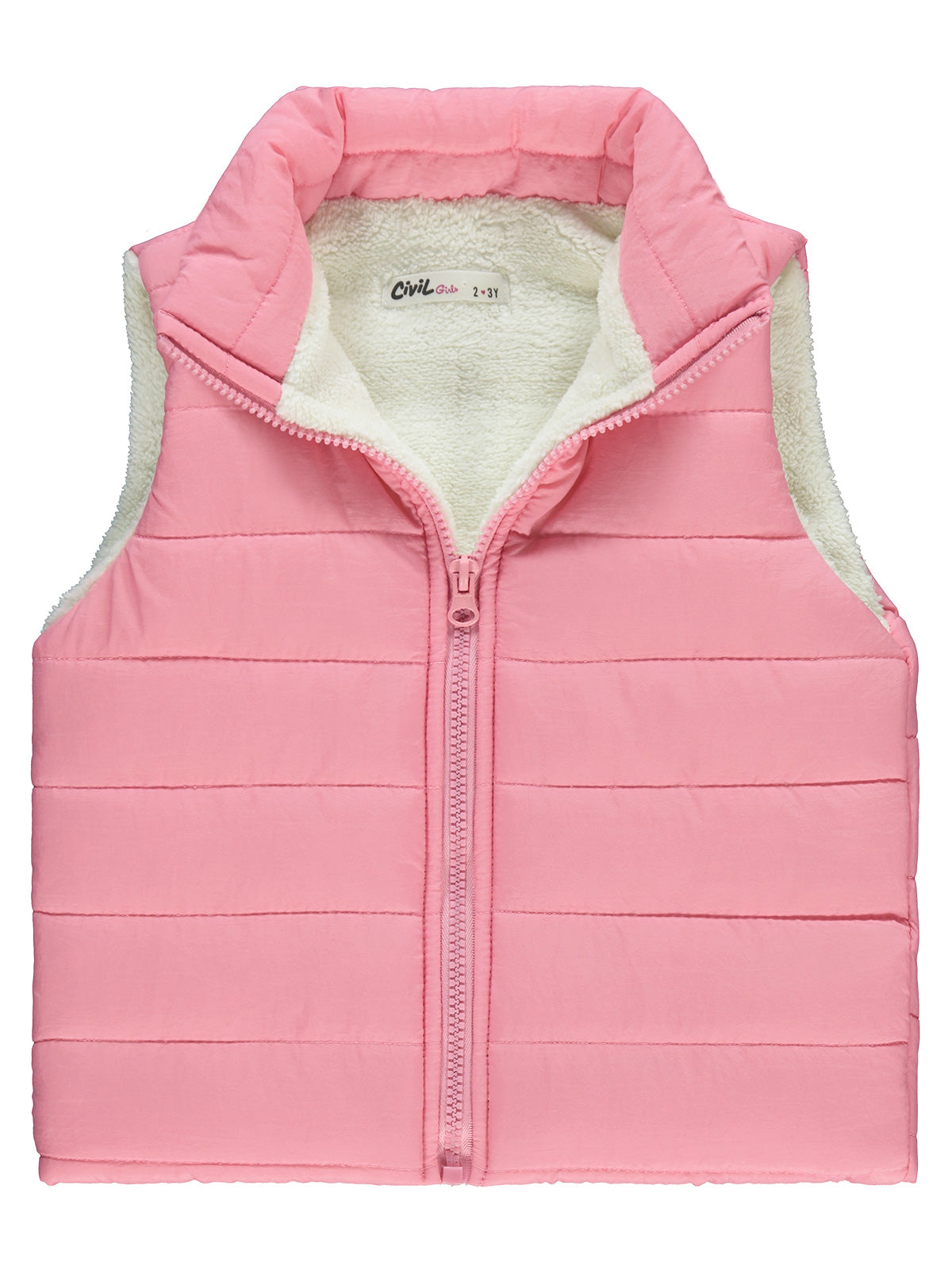 Vest pink - fleece inside