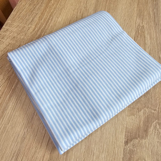 Light blue blanket lines