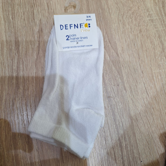 Defen socks 001_23 white 2 pairs