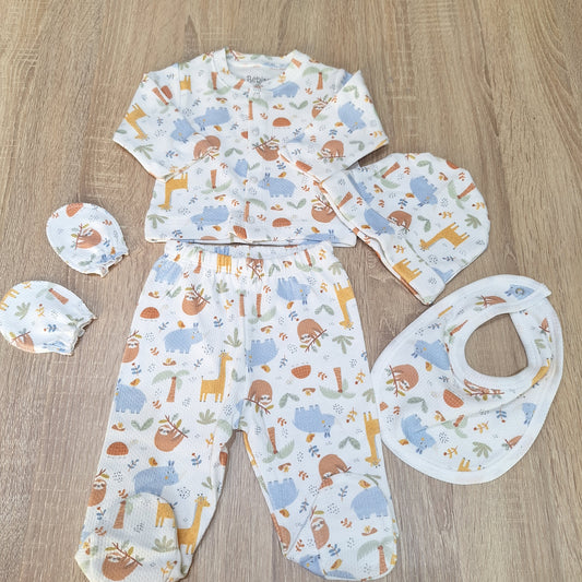 Animals -5 pieces cotton hospital set