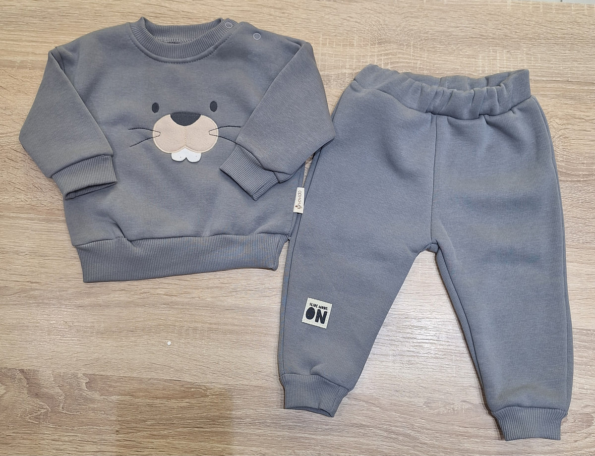 Slide mode grey Flecce set