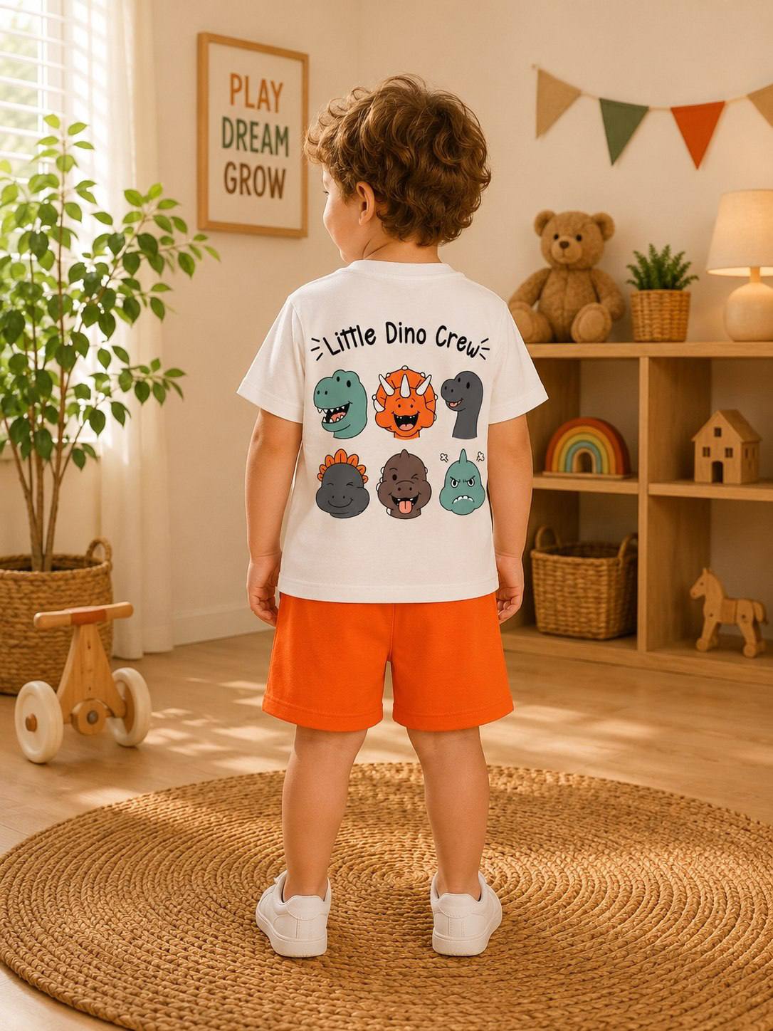 Little dino ORANGE-Liliboom set