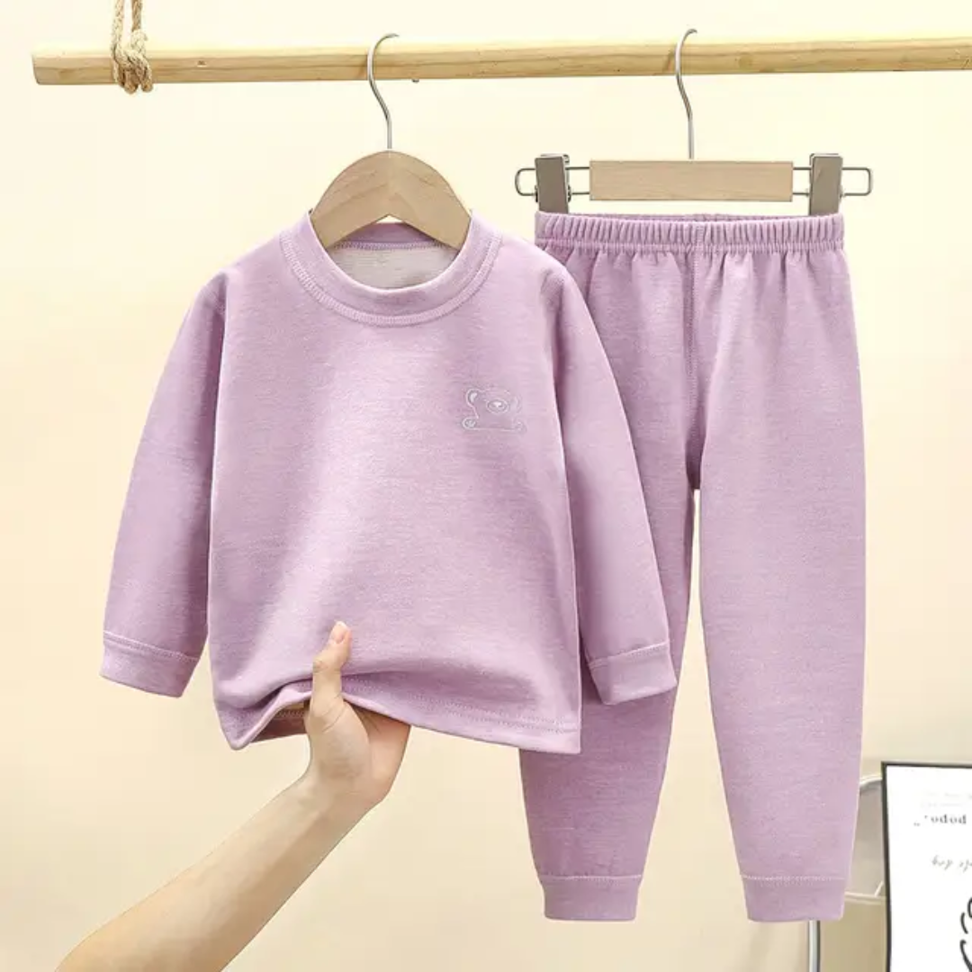Pyjama polaire- pastel purple