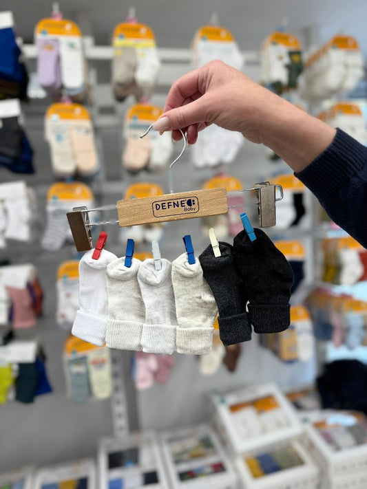 Socks grey  0-6 months ( pack of 6 pairs )