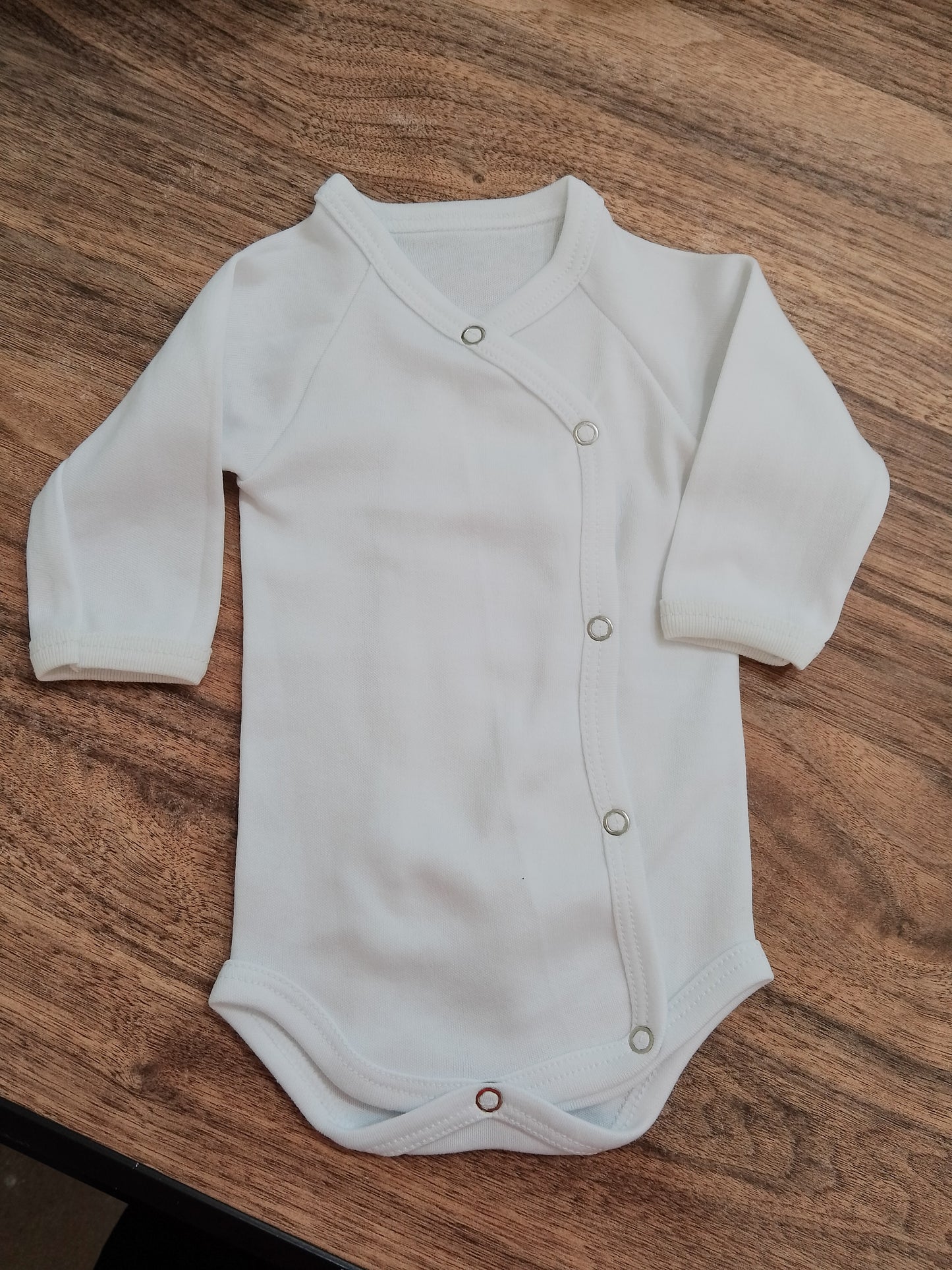 Body long sleeve white cotton