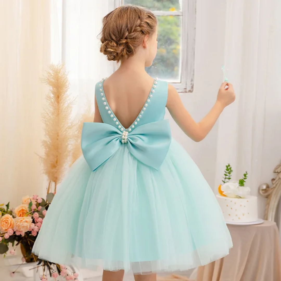 Pearl Dress -Aqua