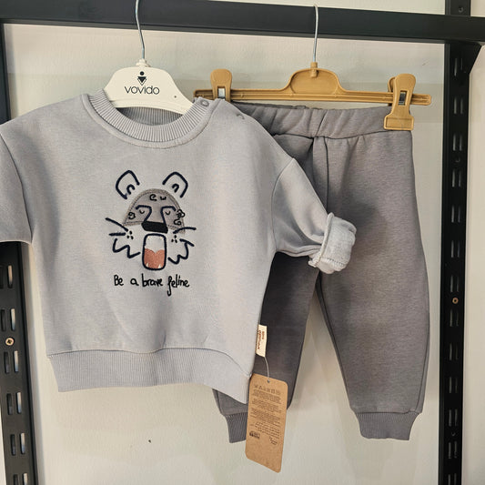 Be a brave grey - fleece set