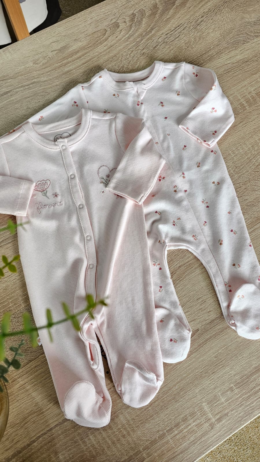 Pack of 2 cotton overalls- Caramell