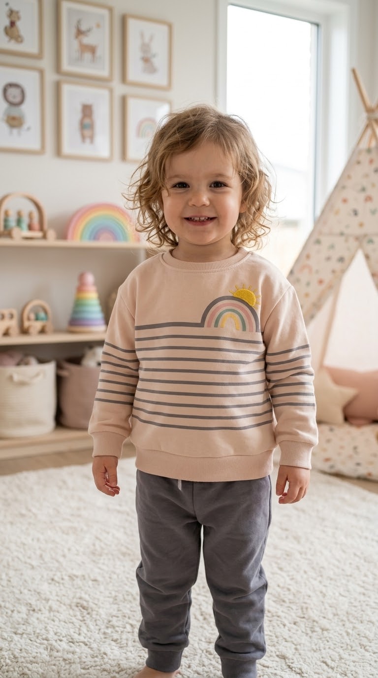 Rainbow purple - Fleece set