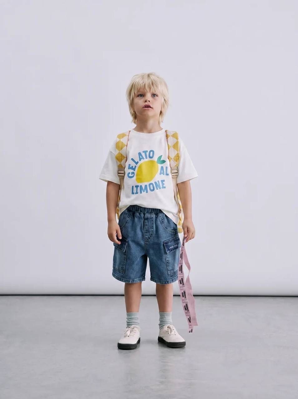 Gelato al limone white denim set
