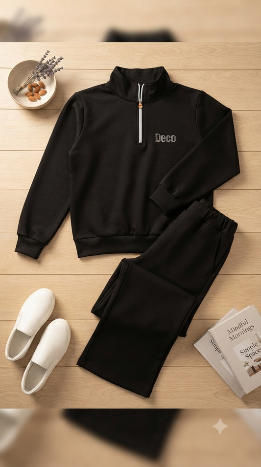 Cotton set deco black