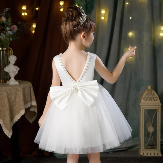 Pearl Dress - White