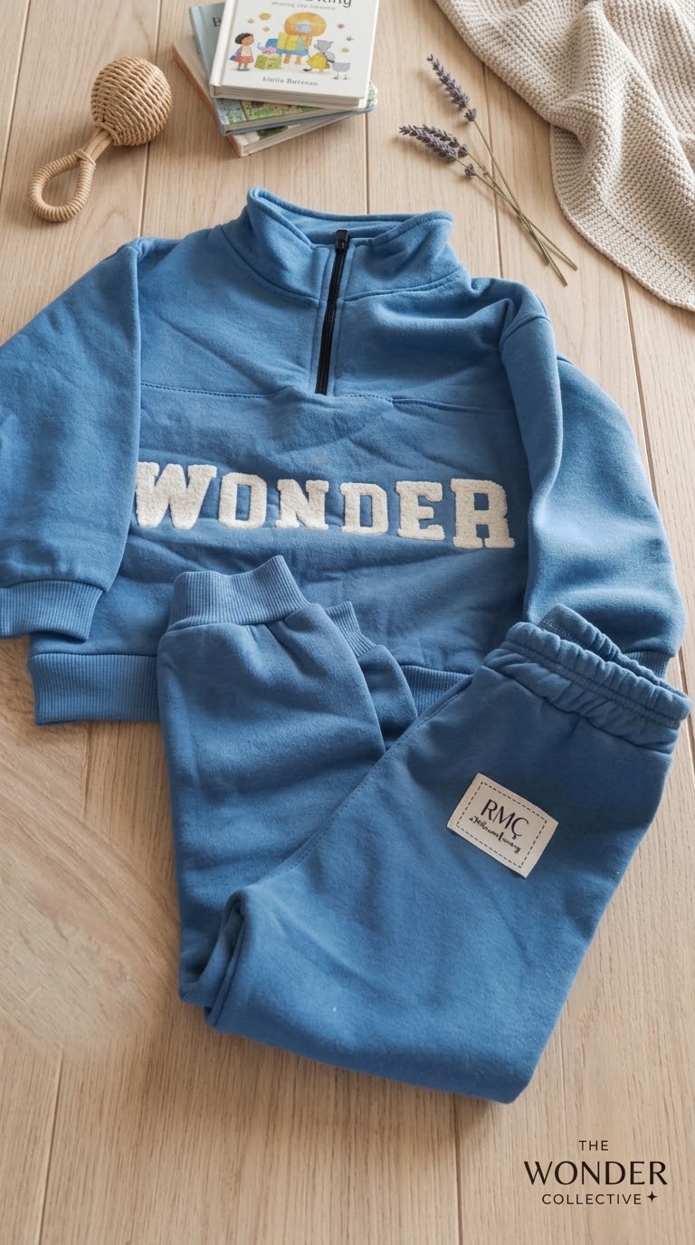 Wonder blue-  FLEECE SET