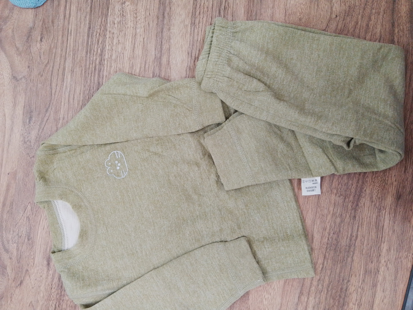 Pyjama polaire- olive green