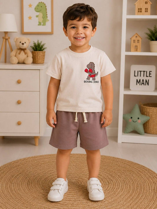 Boxing dino cotton set