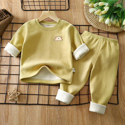 Pyjama polaire- pastel yellow