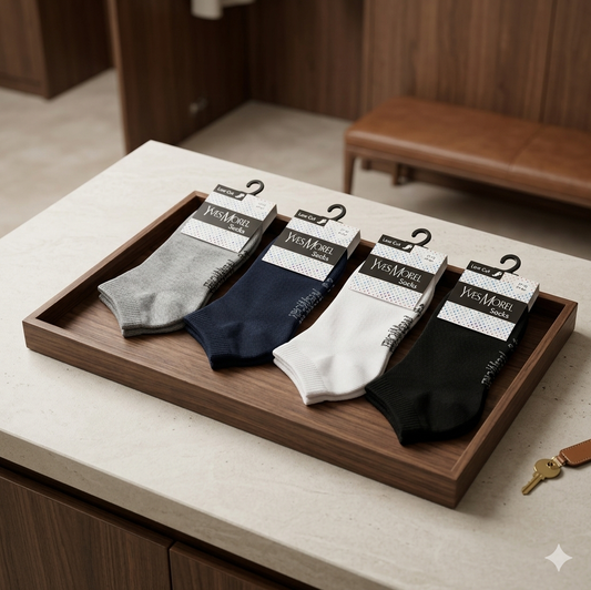 YvesMorel socks .Low cut
