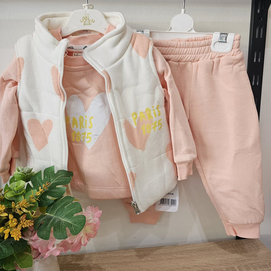 Paris  - fleece inside 3 pieces