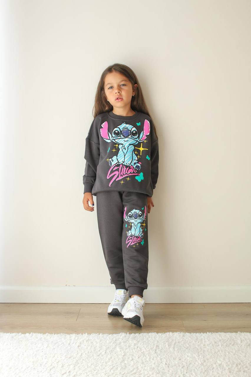 Grey stitch cotton set- jeliboom