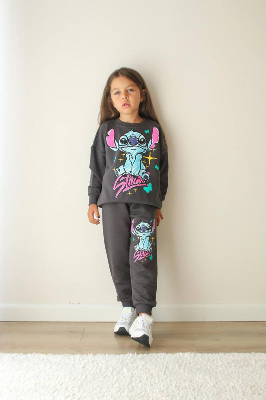 Grey stitch cotton set- jeliboom