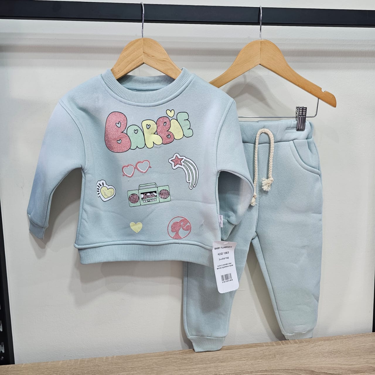 Barbie mint flamindo - fleece