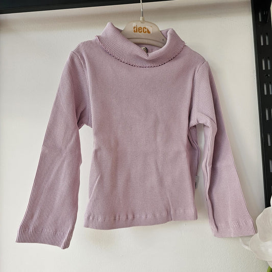 Col haut  purple- cotton