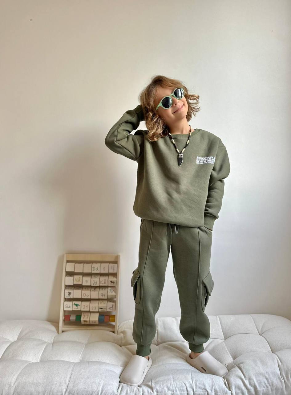 Classic green set  - fleece set