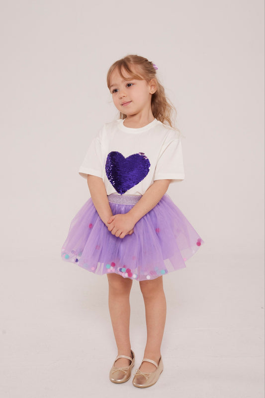 Purple Heart Top & Tutu