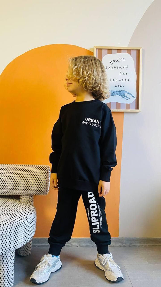 Loplop black cotton set