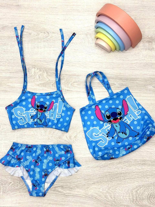 Stitch blue / swimwear