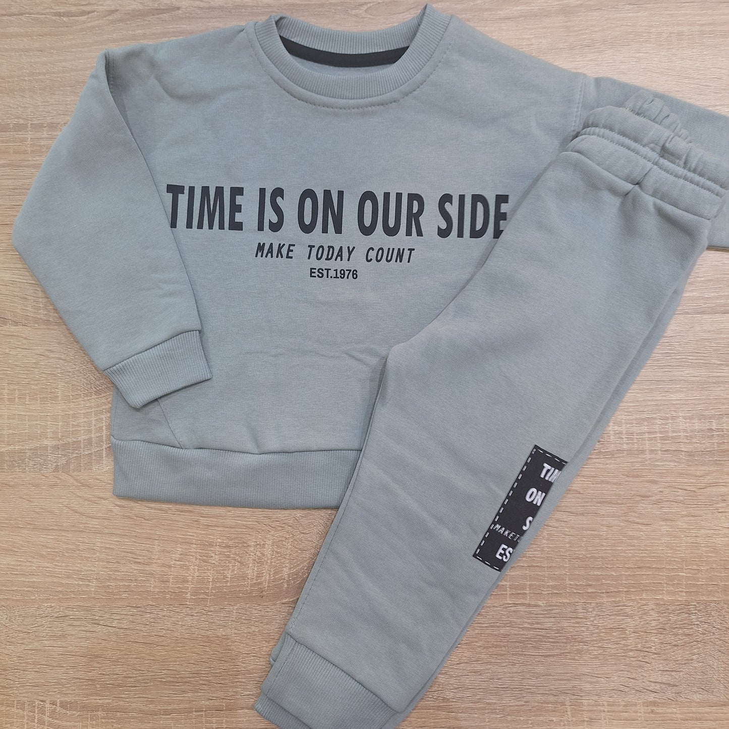 Time grey- Fleece set