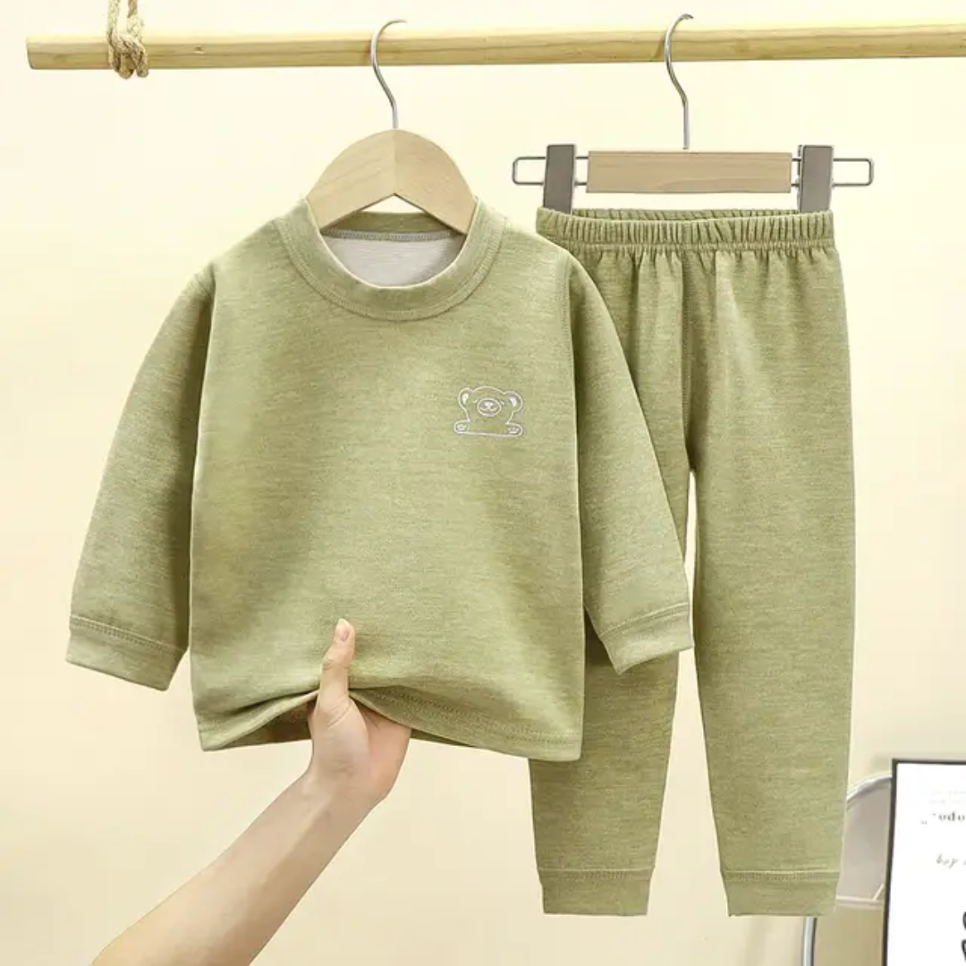 Pyjama polaire- olive green