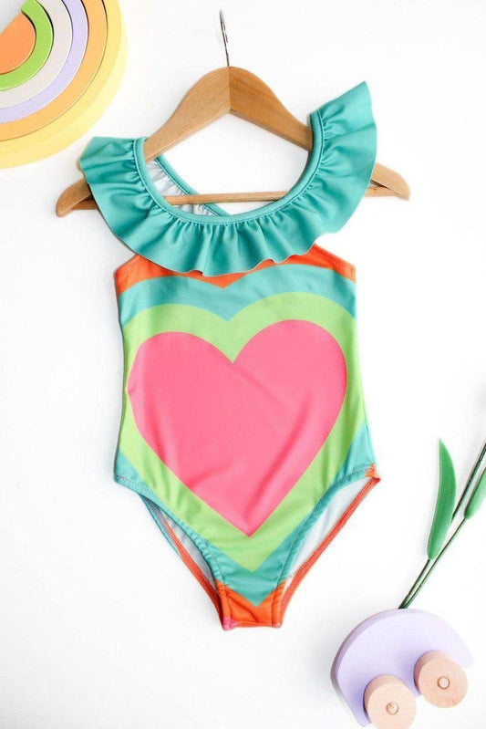 Heart colorful / swimwear