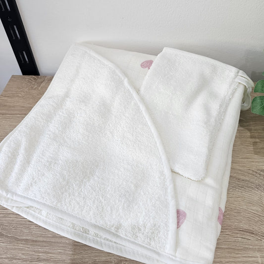 Hearts - Bebekvi towel