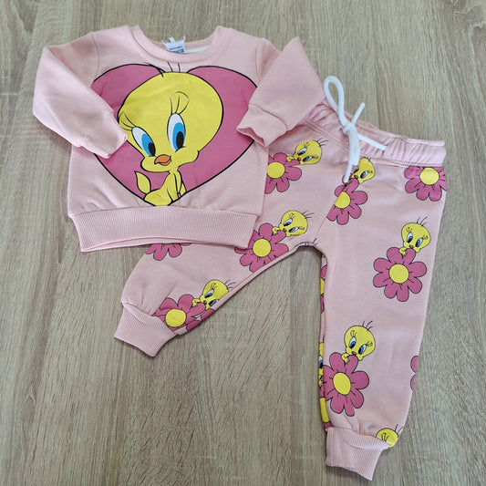 Tweety pink - fleece