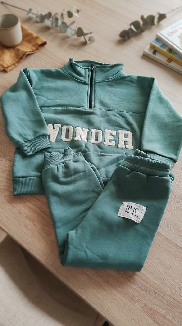 Wonder green-  FLEECE SET
