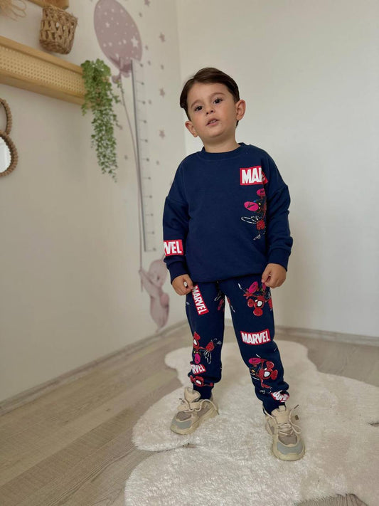 Marvel navy   - cotton