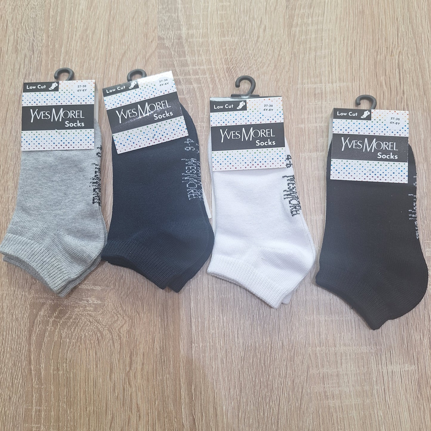 YvesMorel socks .Low cut