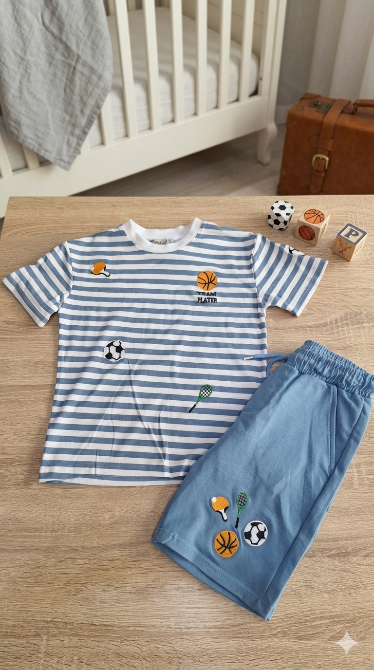 Cotton set football blue_age